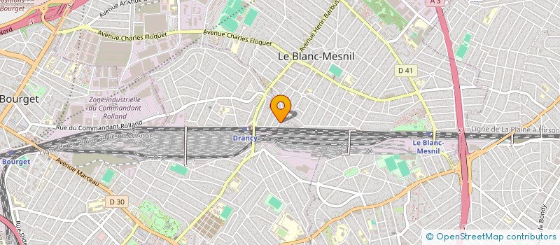localisation de l'entreprise AMBULANCE MARCONI à DRANCY
