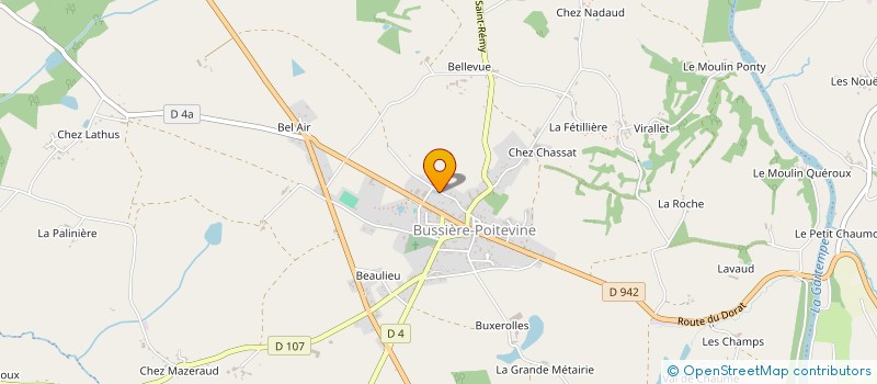 localisation de l'entreprise AMBULANCE MARTIN SARL à VAL-D'OIRE-ET-GARTEMPE