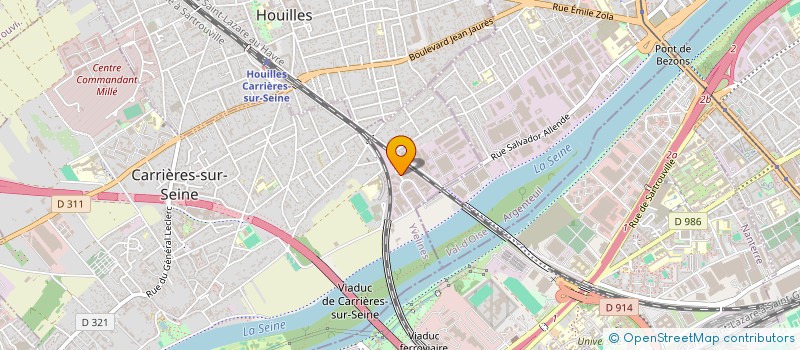 localisation de l'entreprise AMBULANCE MAXIME à CARRIERES-SUR-SEINE