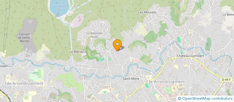 localisation de l'entreprise AMBULANCE MIDI SECOURS à MARSEILLE