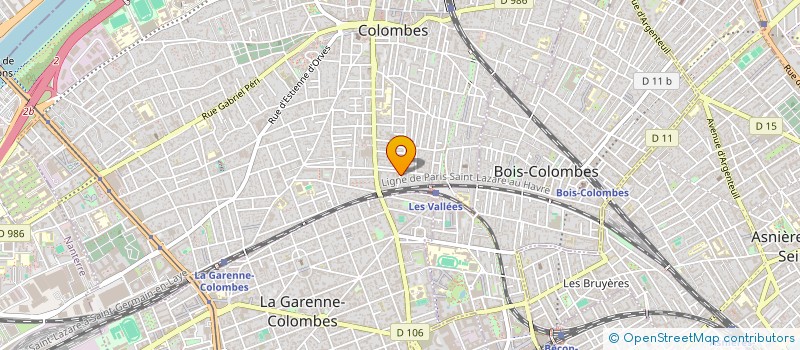 localisation de l'entreprise AMBULANCE MONJANEL à COLOMBES