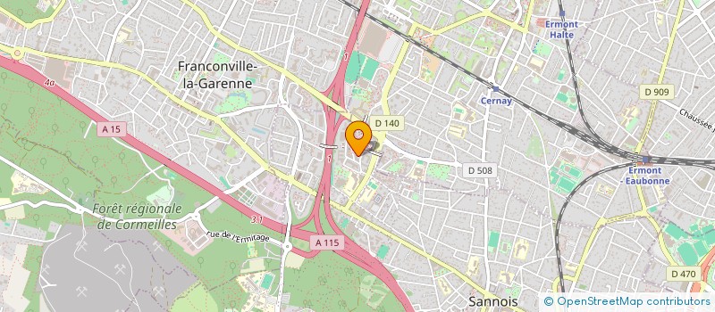 localisation de l'entreprise AMBULANCE NICOLAS 95 JCD à SANNOIS