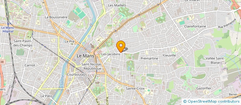 localisation de l'entreprise AMBULANCE NORMIL à LE MANS