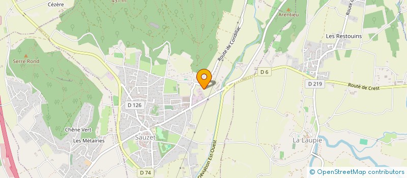 localisation de l'entreprise AMBULANCE NUIT & JOUR  SAUZET