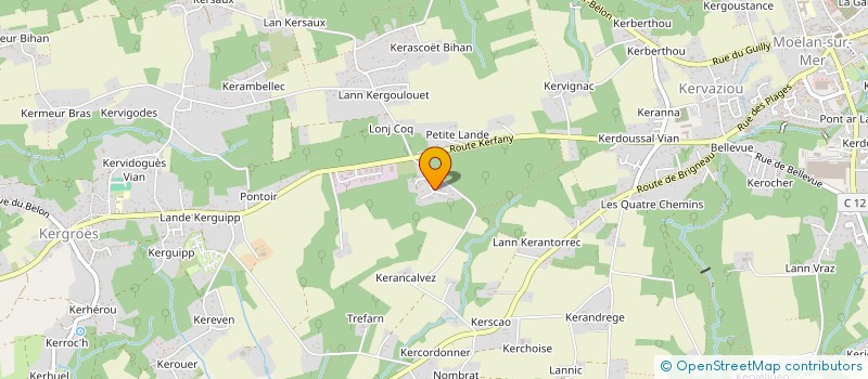 localisation de l'entreprise AMBULANCE OCEANE  MOELAN-SUR-MER