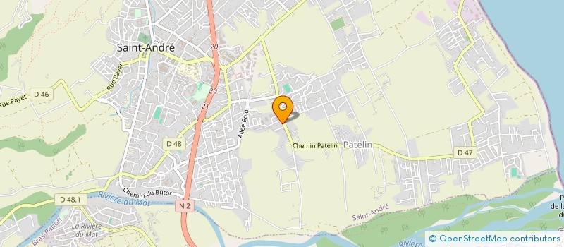 localisation de l'entreprise AMBULANCE PAPAYA SARL  SAINT-ANDRE