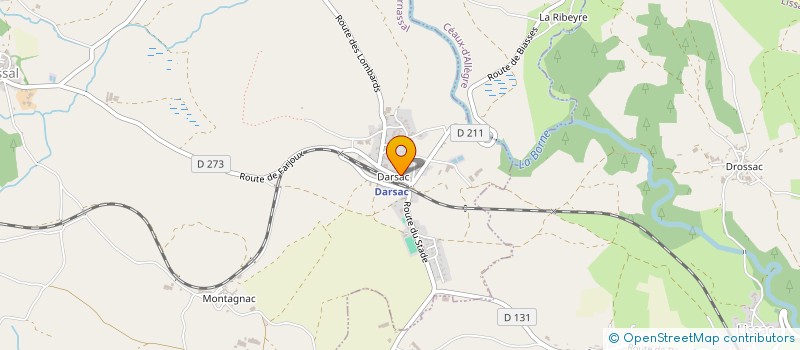 localisation de l'entreprise AMBULANCE PAUL BERNARD  VERNASSAL