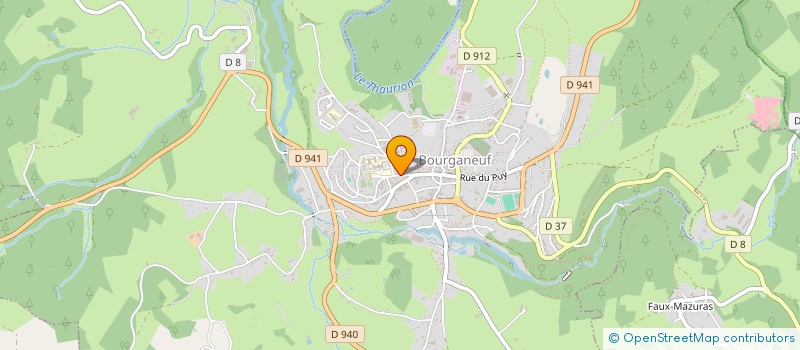 localisation de l'entreprise AMBULANCE PELEGE SAS à BOURGANEUF