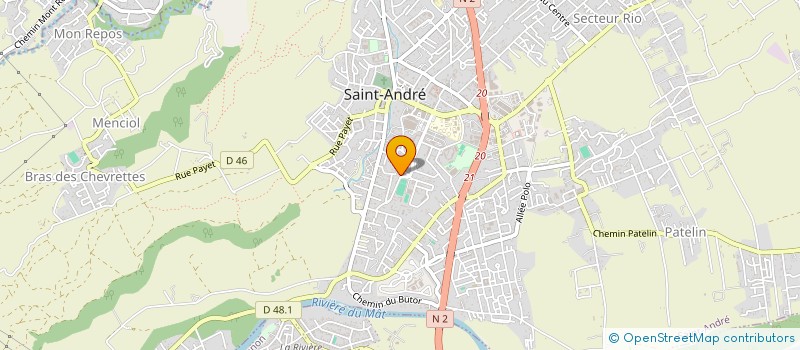 localisation de l'entreprise AMBULANCE PERRAULT  SAINT-ANDRE