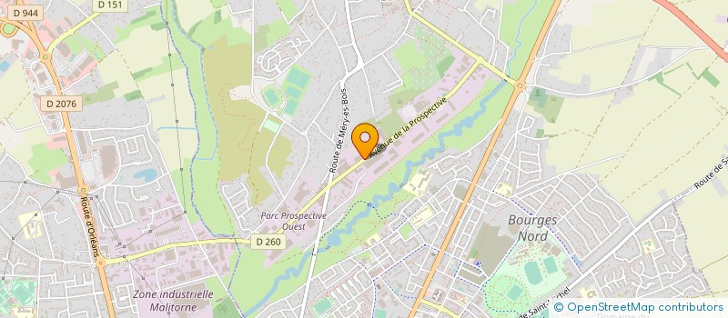 localisation de l'entreprise AMBULANCE PINSON  BOURGES