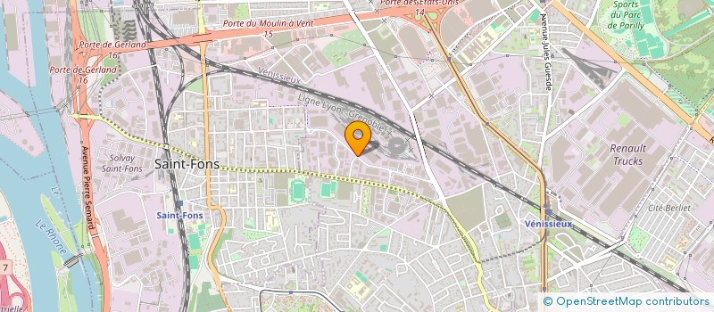 localisation de l'entreprise AMBULANCE POINT DU JOUR  VENISSIEUX