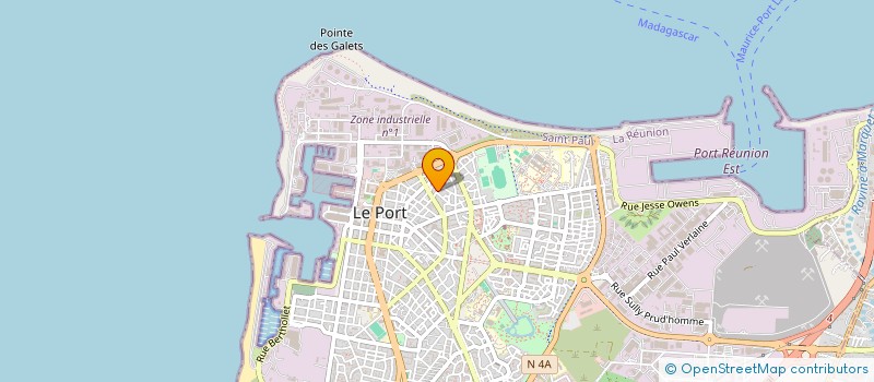localisation de l'entreprise AMBULANCE PORTOISE à LE PORT