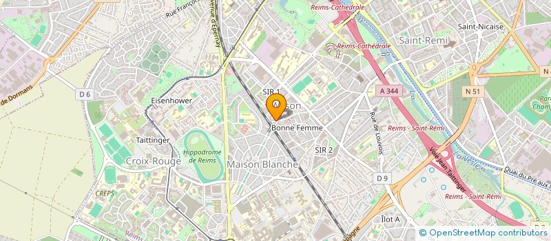 localisation de l'entreprise AMBULANCE POUR L'AFRIQUE VOGAN  REIMS