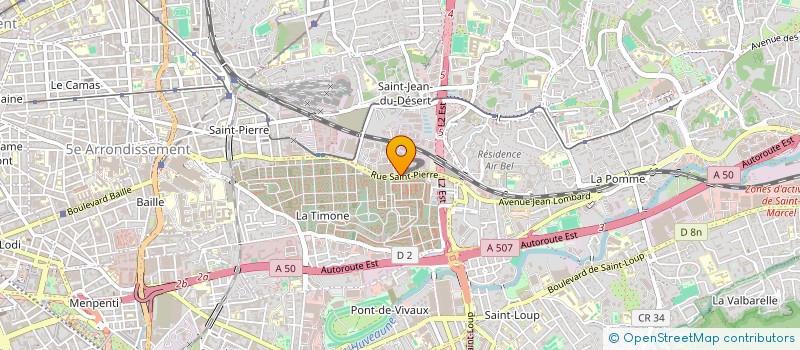localisation de l'entreprise AMBULANCE PROMEDIC à MARSEILLE