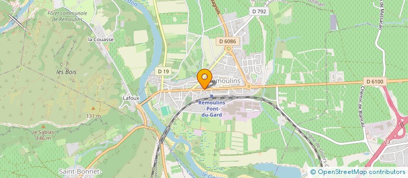 localisation de l'entreprise AMBULANCE REMOULINS  REMOULINS