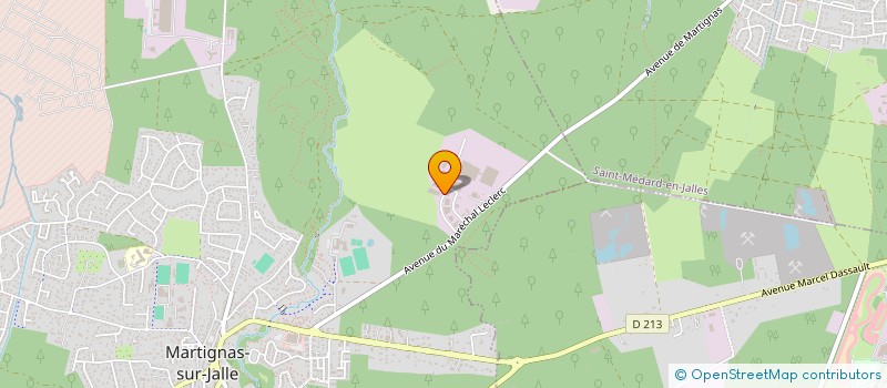 localisation de l'entreprise AMBULANCE RHANC  MARTIGNAS-SUR-JALLE