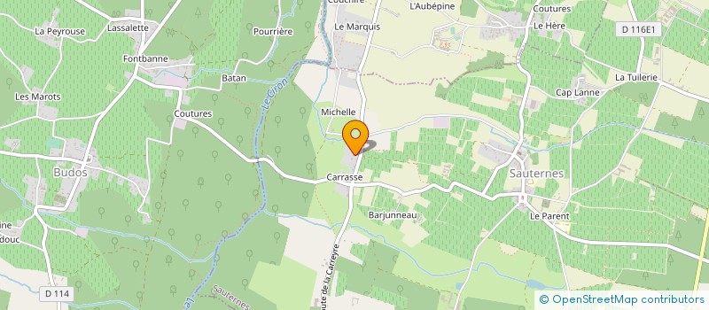 localisation de l'entreprise AMBULANCE SAINT JEAN BAPTISTE LANGON  SAUTERNES