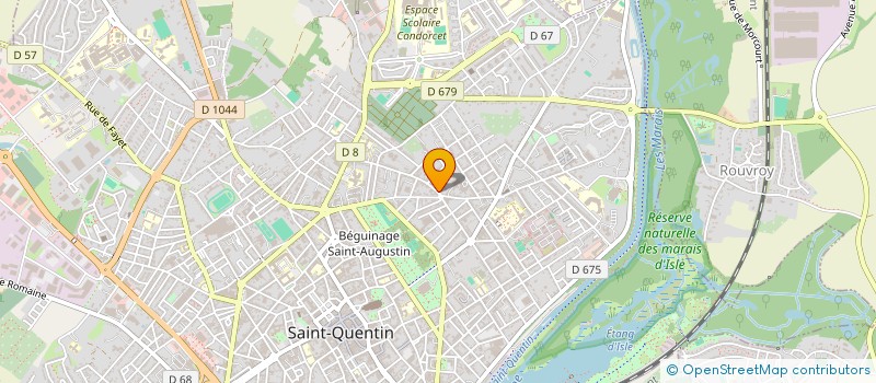localisation de l'entreprise AMBULANCE SAINT-JEAN SARL à SAINT-QUENTIN