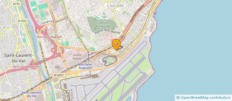 localisation de l'entreprise AMBULANCE SAINT-PATRICK à NICE