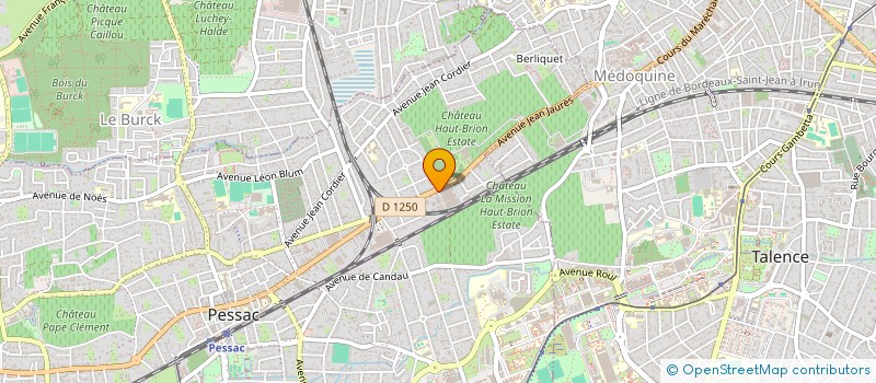 localisation de l'entreprise AMBULANCE SAPAG à PESSAC
