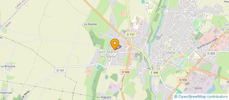localisation de l'entreprise AMBULANCE SARL BARRE à MELLE