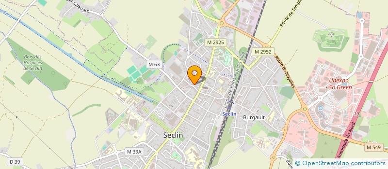 localisation de l'entreprise AMBULANCE SECLIN AMBULANCE  SECLIN