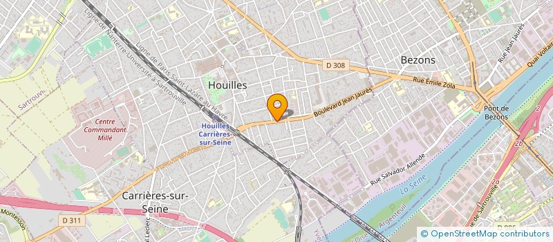 localisation de l'entreprise AMBULANCE SESAME à HOUILLES