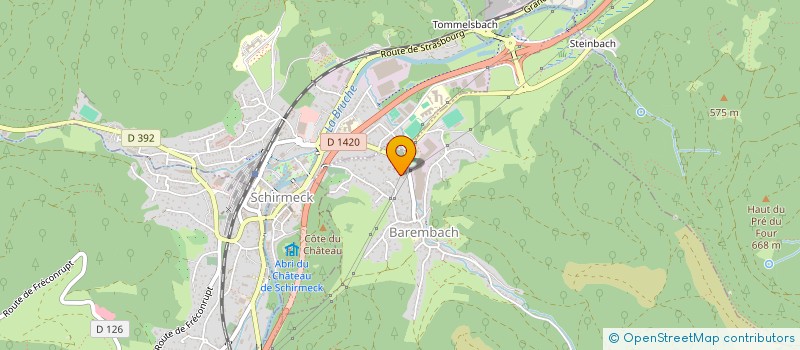 localisation de l'entreprise AMBULANCE ST. GEORGES  BAREMBACH