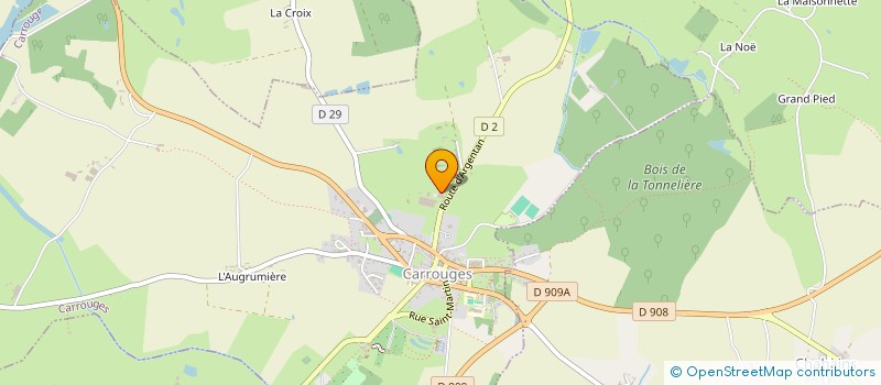 localisation de l'entreprise AMBULANCE-TAXI-CARROUGES à CARROUGES