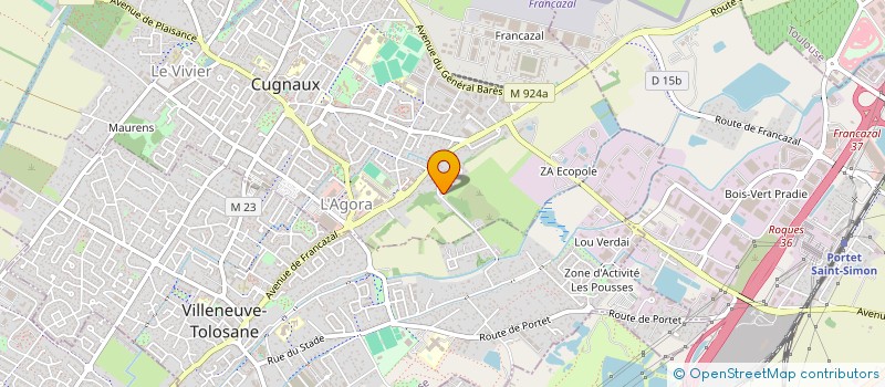 localisation de l'entreprise AMBULANCE TAXI FUNERAIRE ATF à CUGNAUX