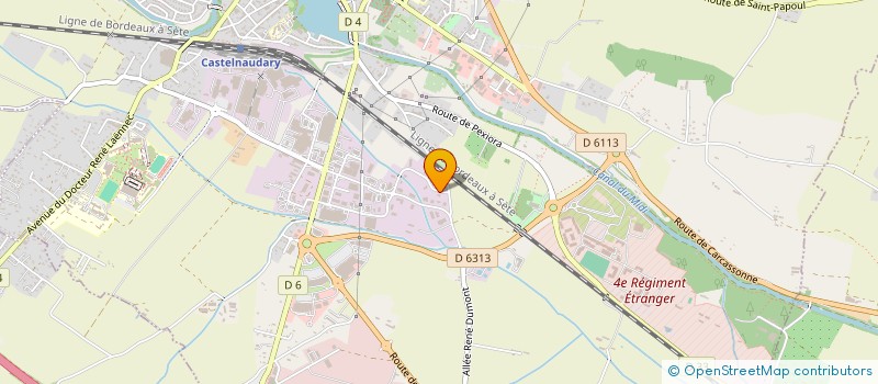 localisation de l'entreprise AMBULANCE-TAXI VEYRIER à CASTELNAUDARY