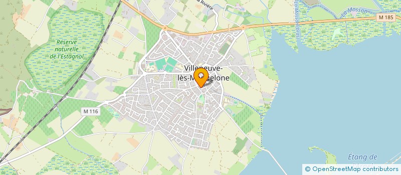 localisation de l'entreprise AMBULANCE TRINQUIER  VILLENEUVE-LES-MAGUELONE