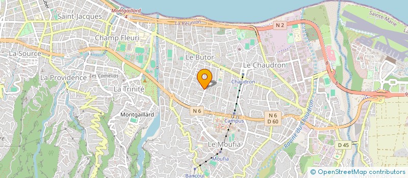 localisation de l'entreprise AMBULANCE TROPIKAL à SAINT-DENIS