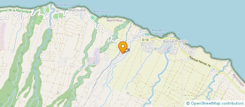 localisation de l'entreprise AMBULANCE VITAL  BASSE-POINTE