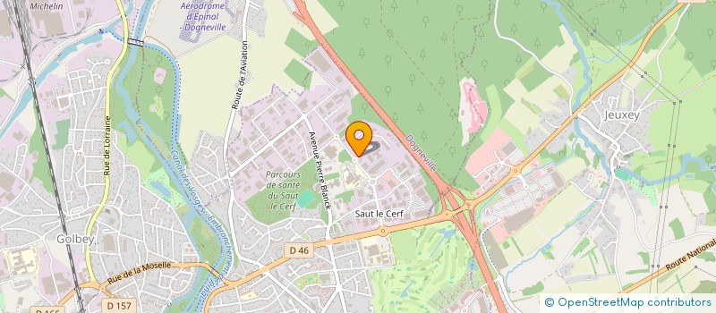 localisation de l'entreprise AMBULANCES 2000  EPINAL