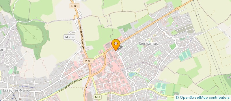 localisation de l'entreprise AMBULANCES 54  SEICHAMPS