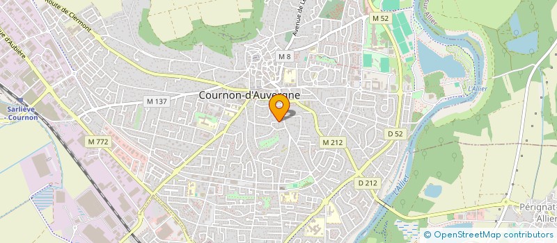 localisation de l'entreprise AMBULANCES 63 à COURNON-D'AUVERGNE