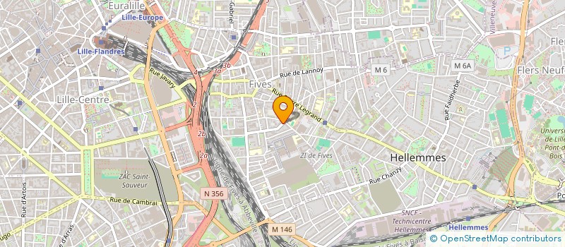 localisation de l'entreprise AMBULANCES A B C à LILLE