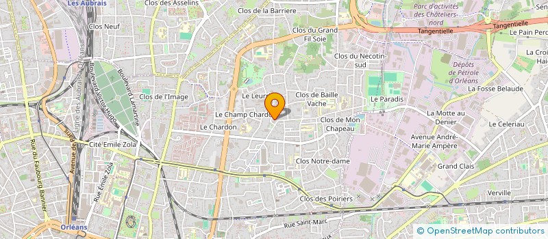 localisation de l'entreprise AMBULANCES ABC ALTESSE à ORLEANS