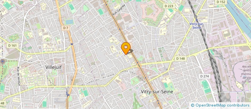 localisation de l'entreprise AMBULANCES ABI à VITRY-SUR-SEINE