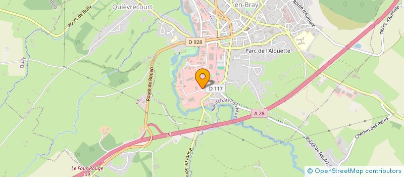 localisation de l'entreprise AMBULANCES ABRAHAM DU PAYS DE BRAY  NEUFCHATEL-EN-BRAY