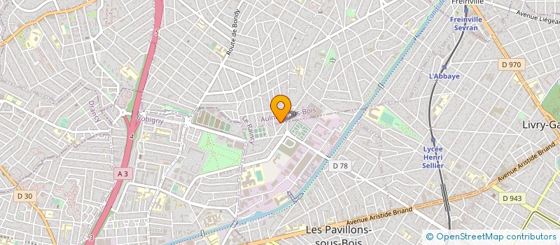localisation de l'entreprise AMBULANCES ABS à AULNAY-SOUS-BOIS