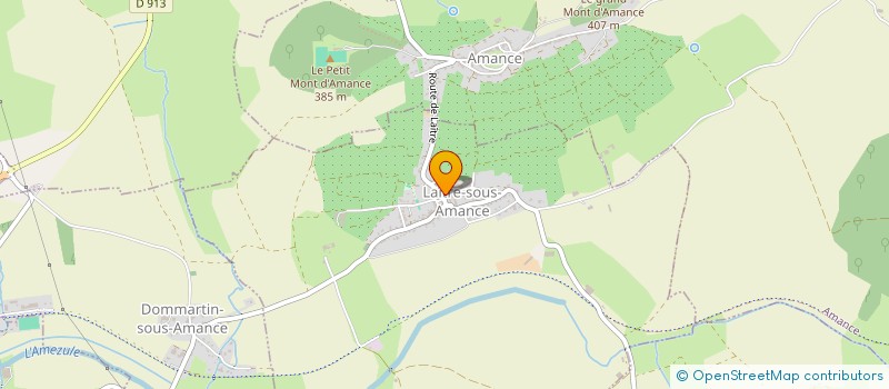 localisation de l'entreprise AMBULANCES ACL  LAITRE-SOUS-AMANCE