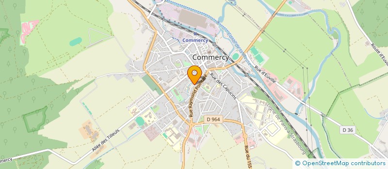 localisation de l'entreprise AMBULANCES ACOMMERCIENNES à COMMERCY