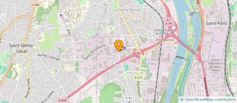 localisation de l'entreprise AMBULANCES ADN  IRIGNY