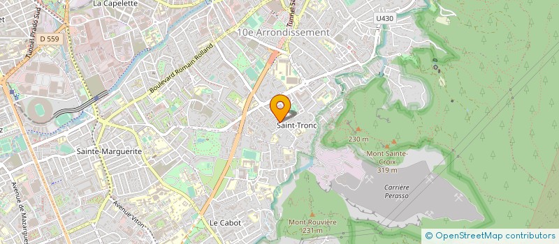 localisation de l'entreprise AMBULANCES AGM à MARSEILLE