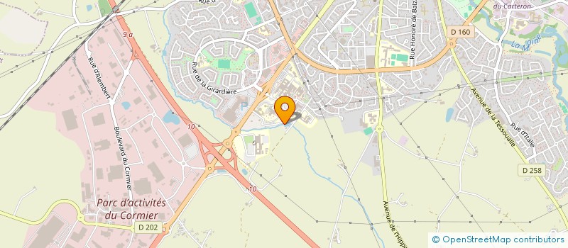 localisation de l'entreprise AMBULANCES AGREEES A.V.D. à CHOLET