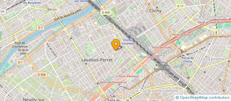 localisation de l'entreprise AMBULANCES ALBAN 92 à LEVALLOIS-PERRET