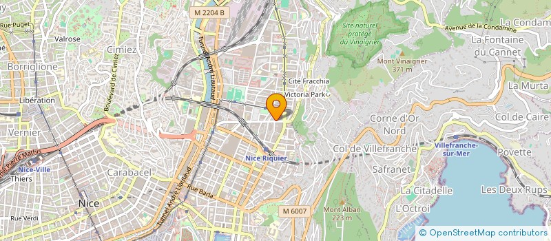 localisation de l'entreprise AMBULANCES ALESSIO à NICE