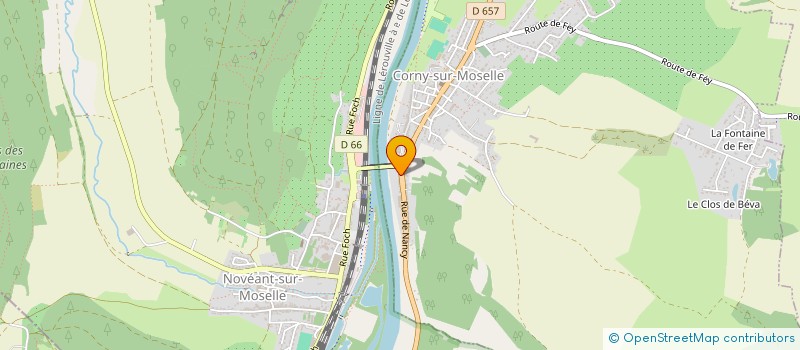 localisation de l'entreprise AMBULANCES ALPHA 57  CORNY-SUR-MOSELLE